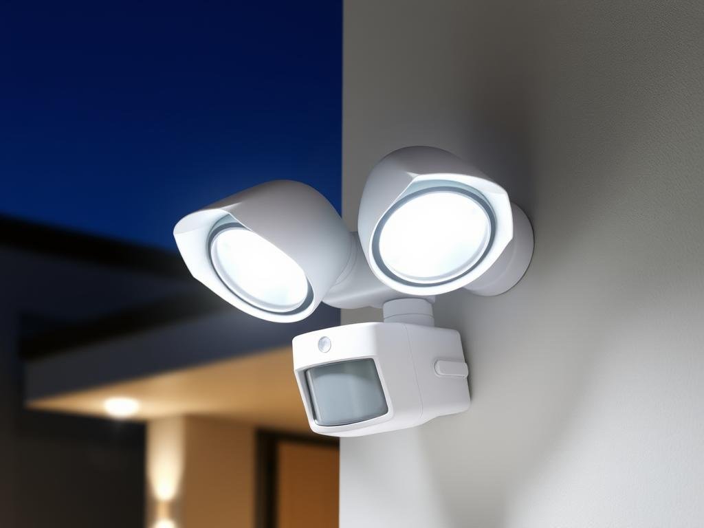 Dual-head LED motion sensor security light Dual-head LED motion sensor security light