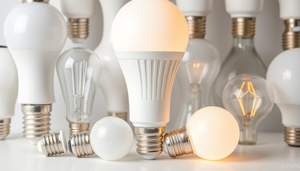 LED bulbs for energy efficient bedroom lighting