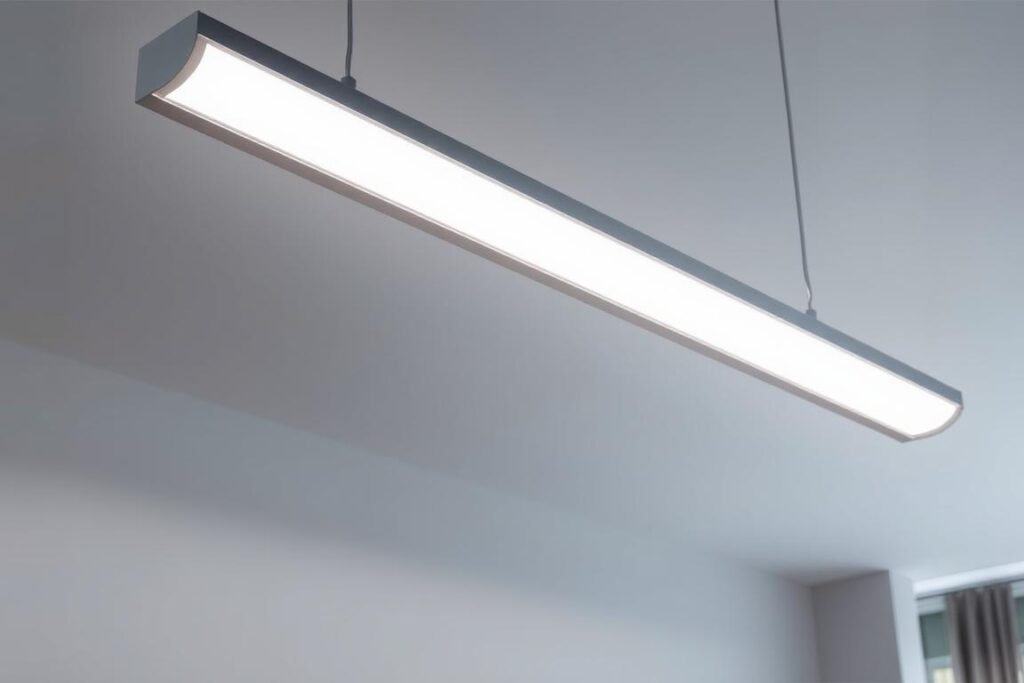 LED linear chandelier with adjustable brightness LED linear chandelier with adjustable brightness