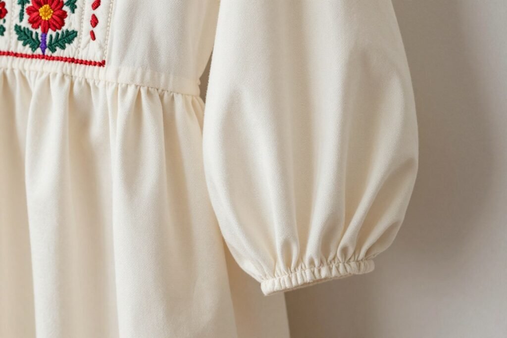 Quality construction details in boho wedding dresses