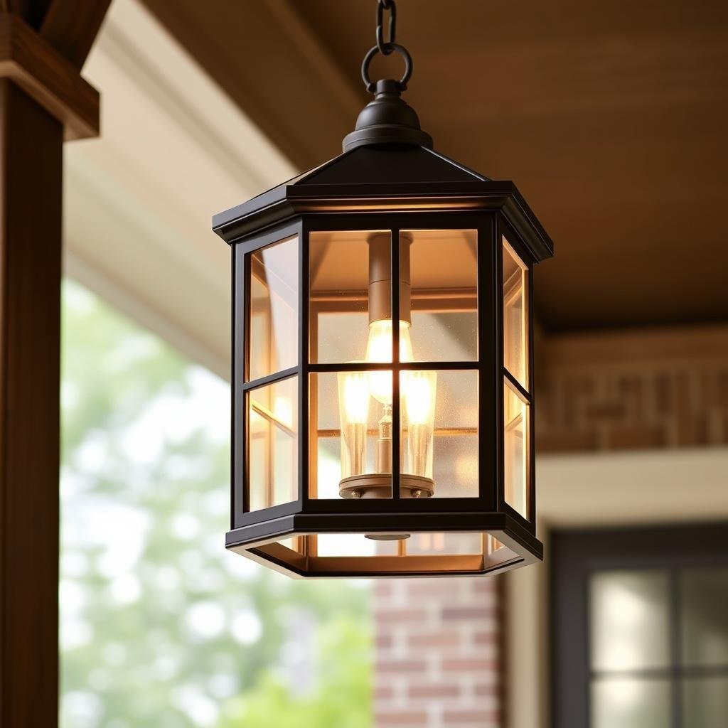 Traditional coach-style outdoor pendant lantern Traditional coach-style outdoor pendant lantern