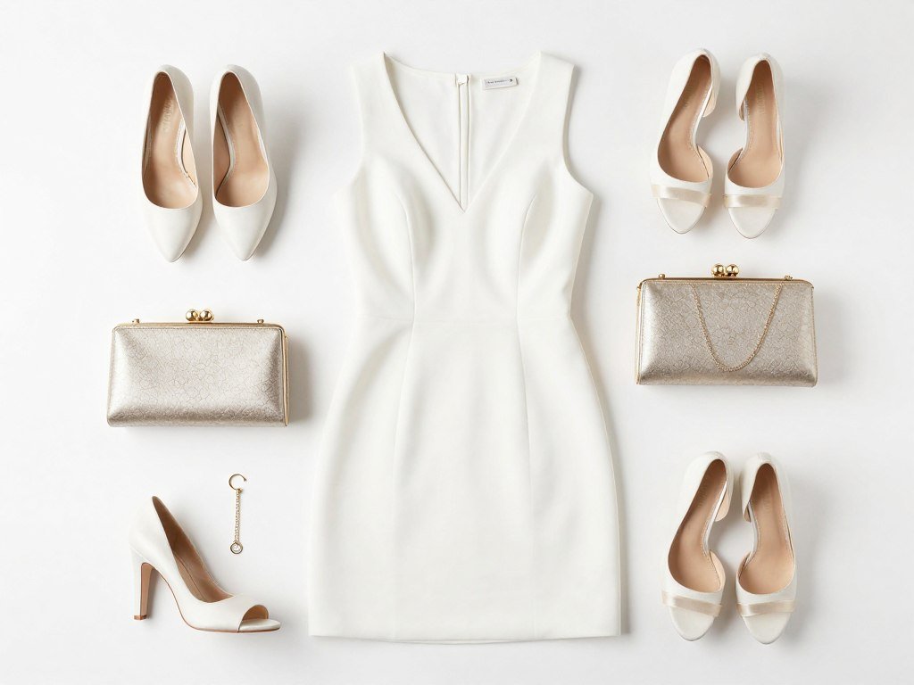 Wedding guest complete outfit styling