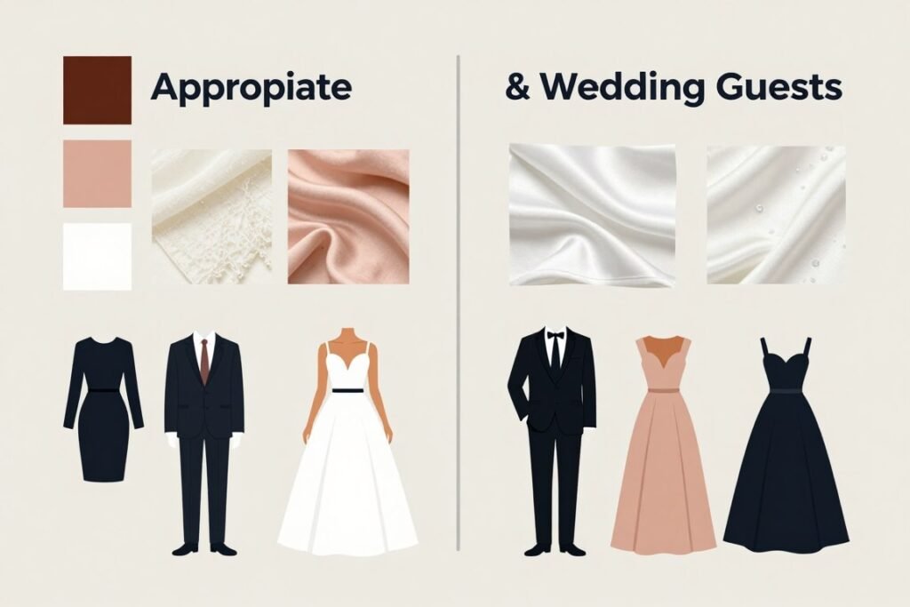 Wedding guest dress etiquette guide