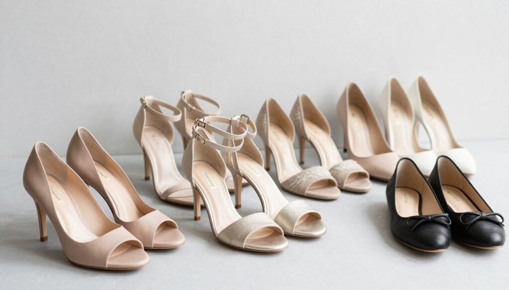 Wedding guest shoe options