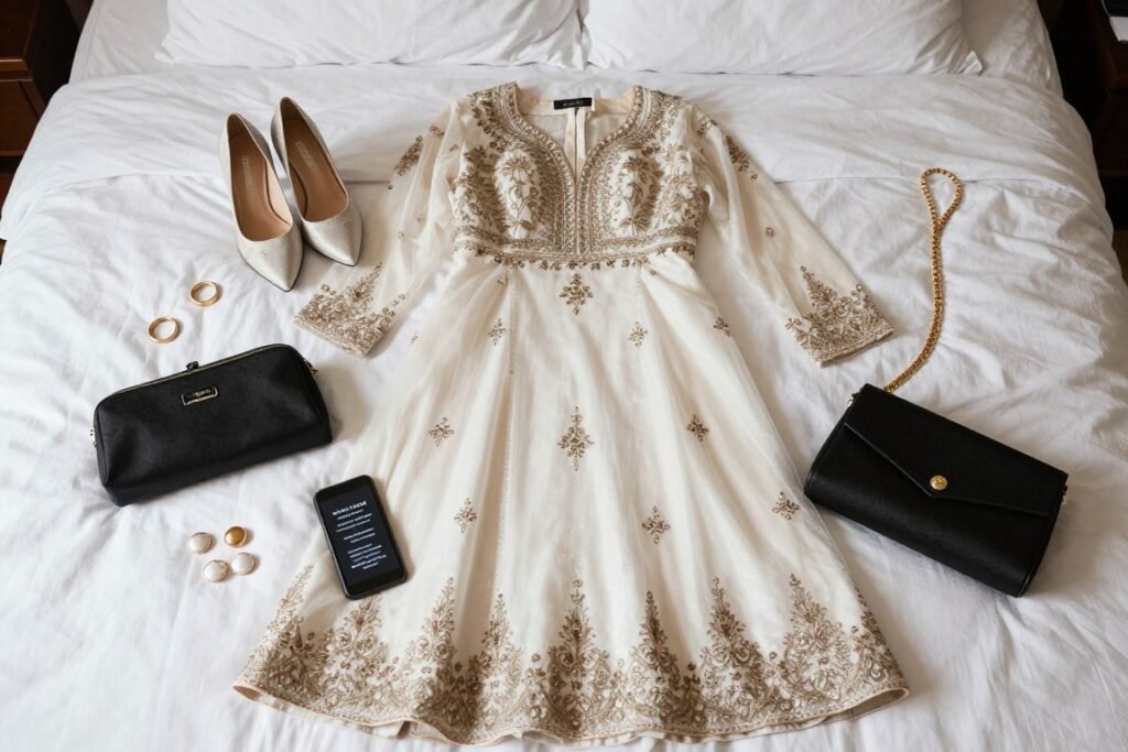 Western wedding guest outfit preparation and planning