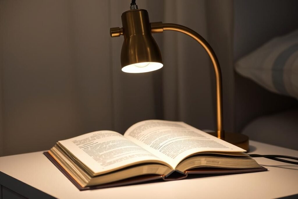 adjustable bedside lamp for task lighting