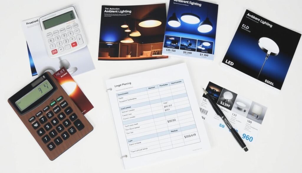 ambient lighting budget planning with product options and price ranges ambient lighting budget planning with product options and price ranges