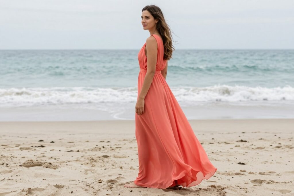 beach wedding guest dress outfit