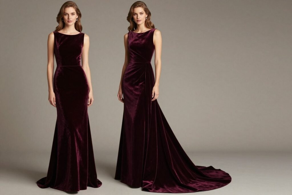 black tie optional formal gown