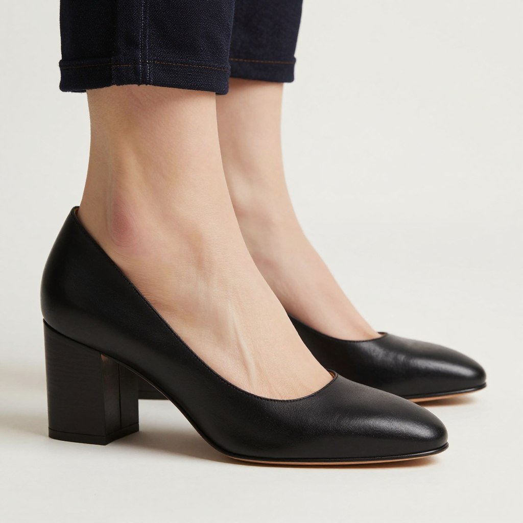 block heel formal shoes