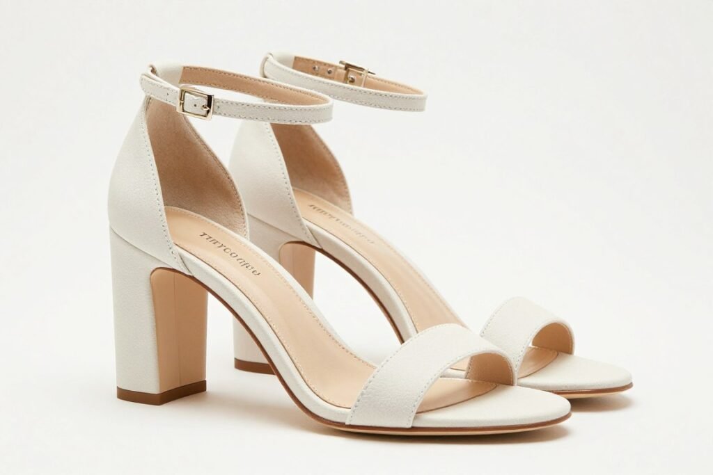 block heel sandals wedding guest