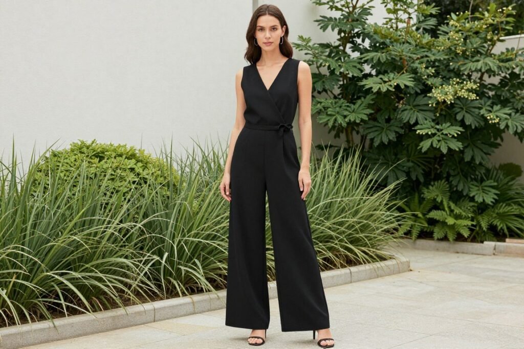 casual jumpsuit wedding guest