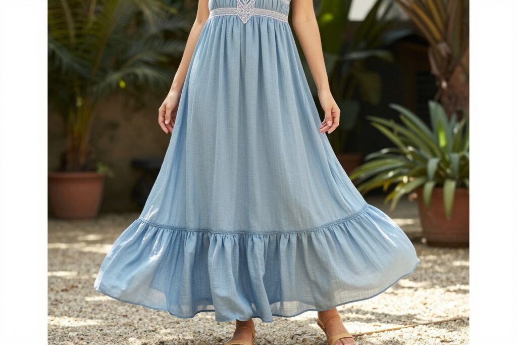 casual maxi dress wedding guest