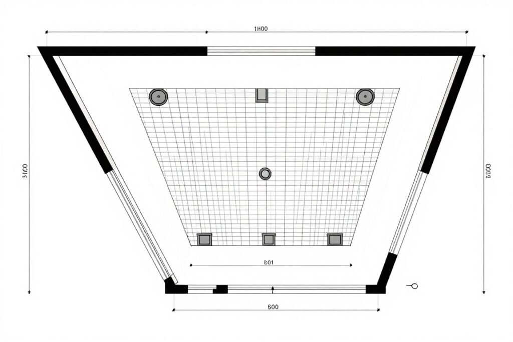 ceiling plan showing recessed lighting layout ceiling plan showing recessed lighting layout