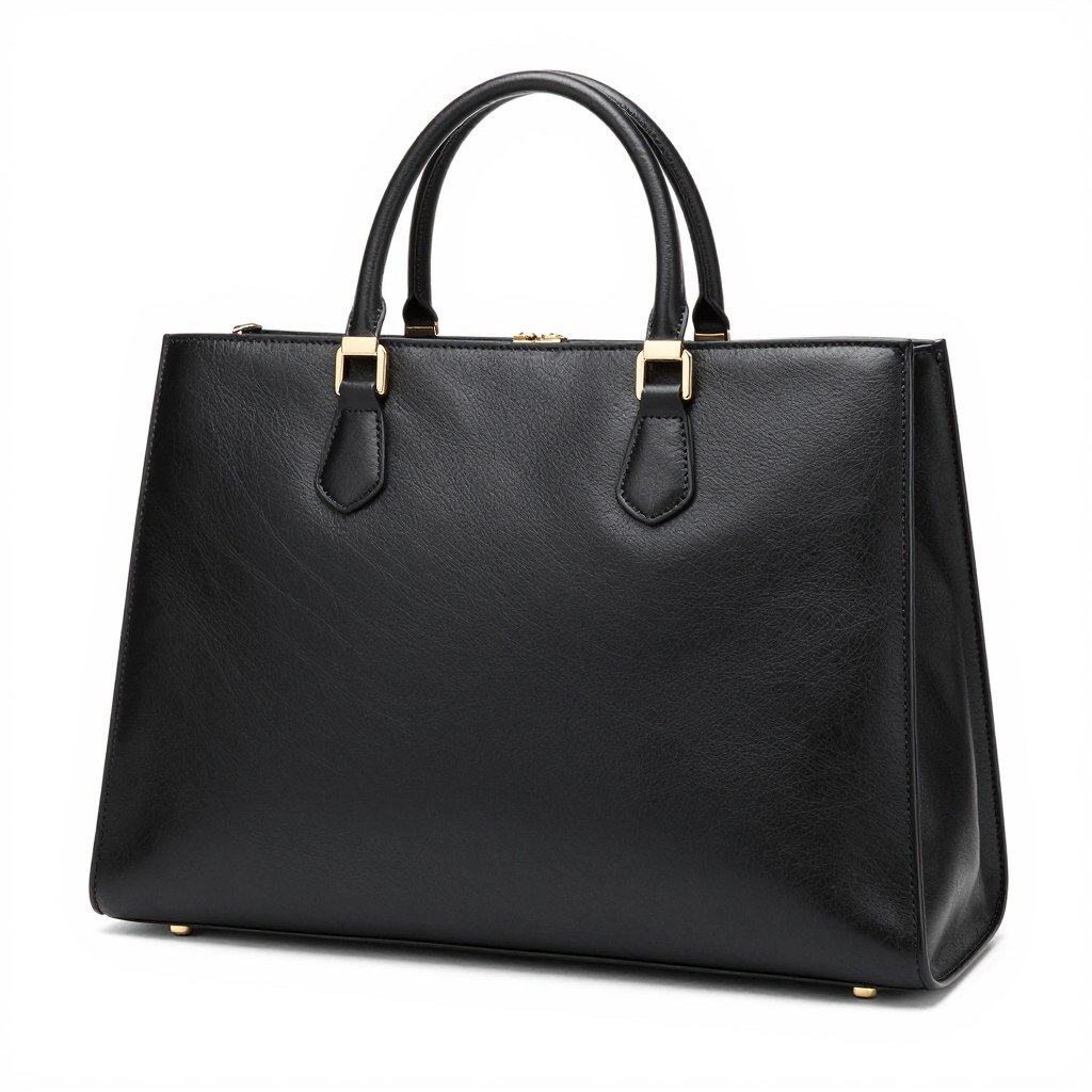 classic black evening bag