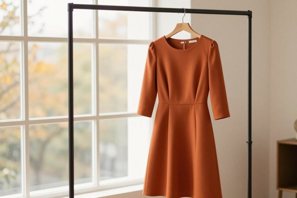 cocktail midi dress for fall wedding