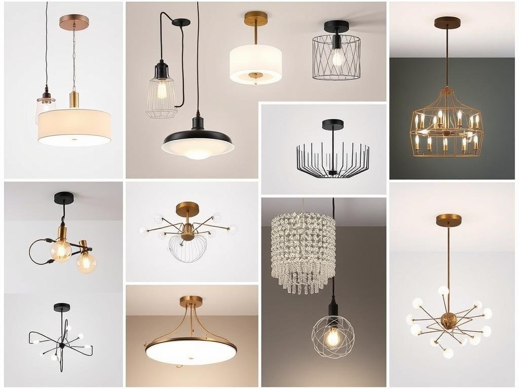 collection of different ceiling lighting styles in modern interior collection of different ceiling lighting styles in modern interior