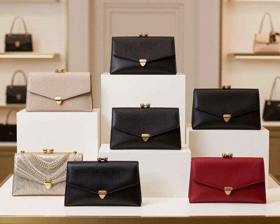 collection of formal clutches and evening bags