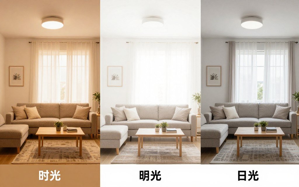 comparison of different light bulb color temperatures in living room comparison of different light bulb color temperatures in living room