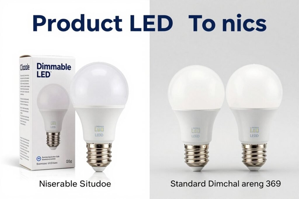 comparison of dimmable and non-dimmable LED bulbs comparison of dimmable and non-dimmable LED bulbs