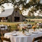 country wedding guest outfits elegant rustic setting