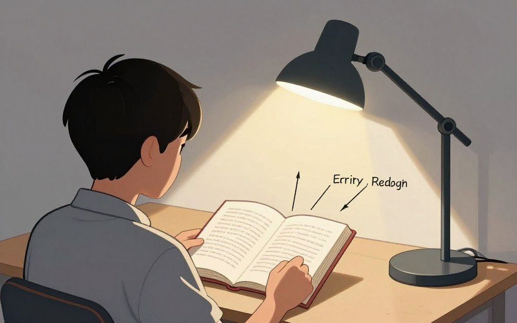 diagram showing proper reading light positioning diagram showing proper reading light positioning