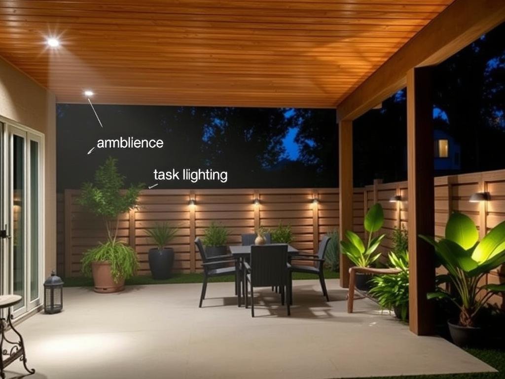 diagram showing three lighting layers in outdoor space diagram showing three lighting layers in outdoor space