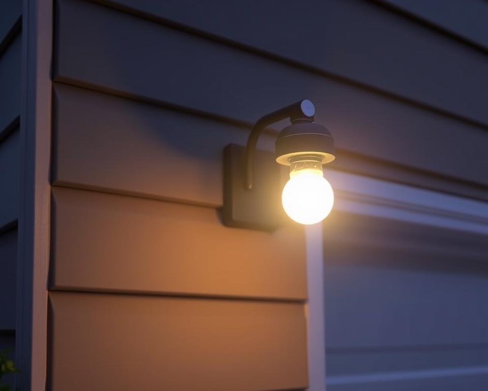 dusk to dawn sensor light on garage