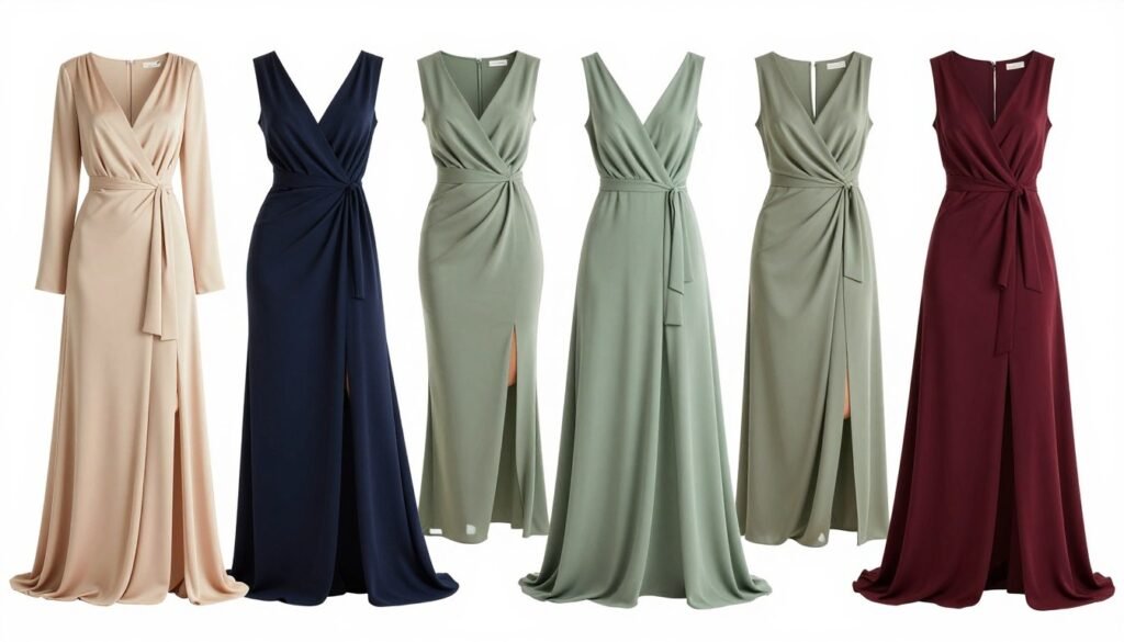 elegant maxi dresses collection for wedding guests