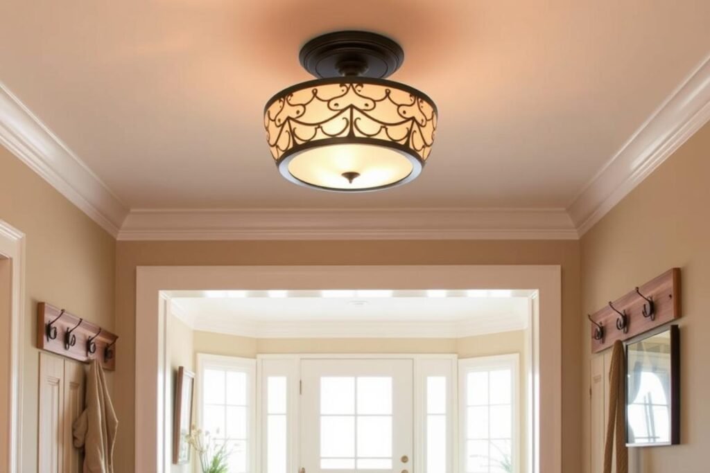 entryway with decorative flush mount ceiling fixture entryway with decorative flush mount ceiling fixture