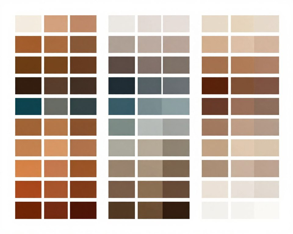 fall color palette for different skin tones