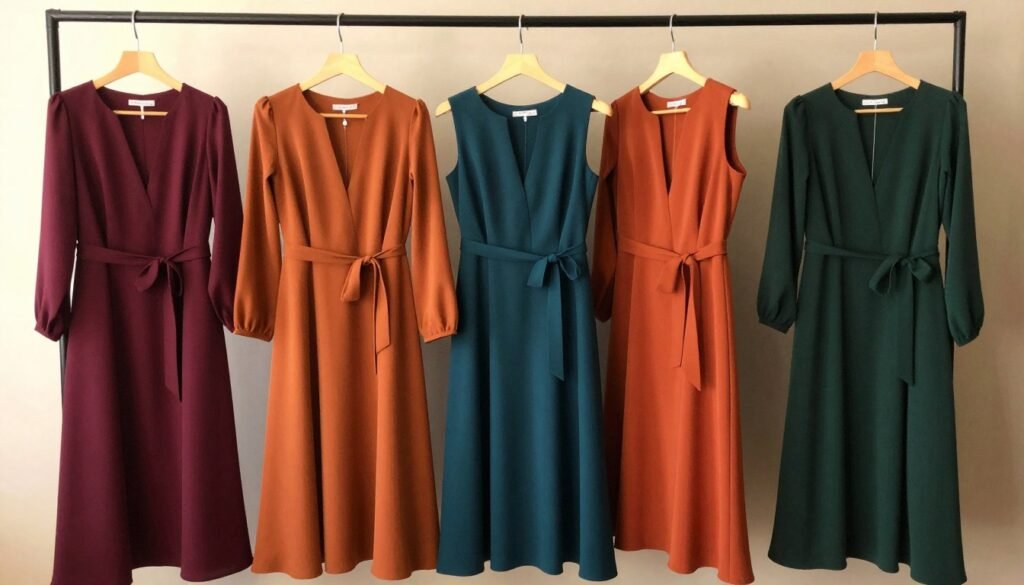 fall formal dress colors palette