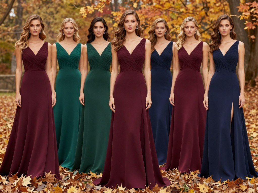 fall jewel tone dresses