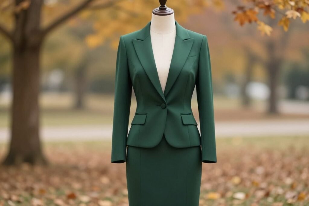 fall wedding guest dress with jacket