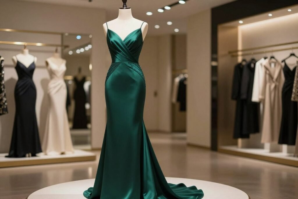 formal black tie fall wedding guest dress