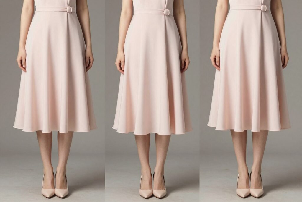 formal shoes paired with corresponding dress styles