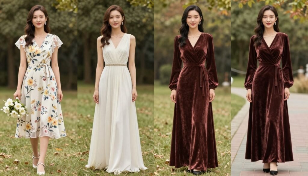 four seasons wedding outfits