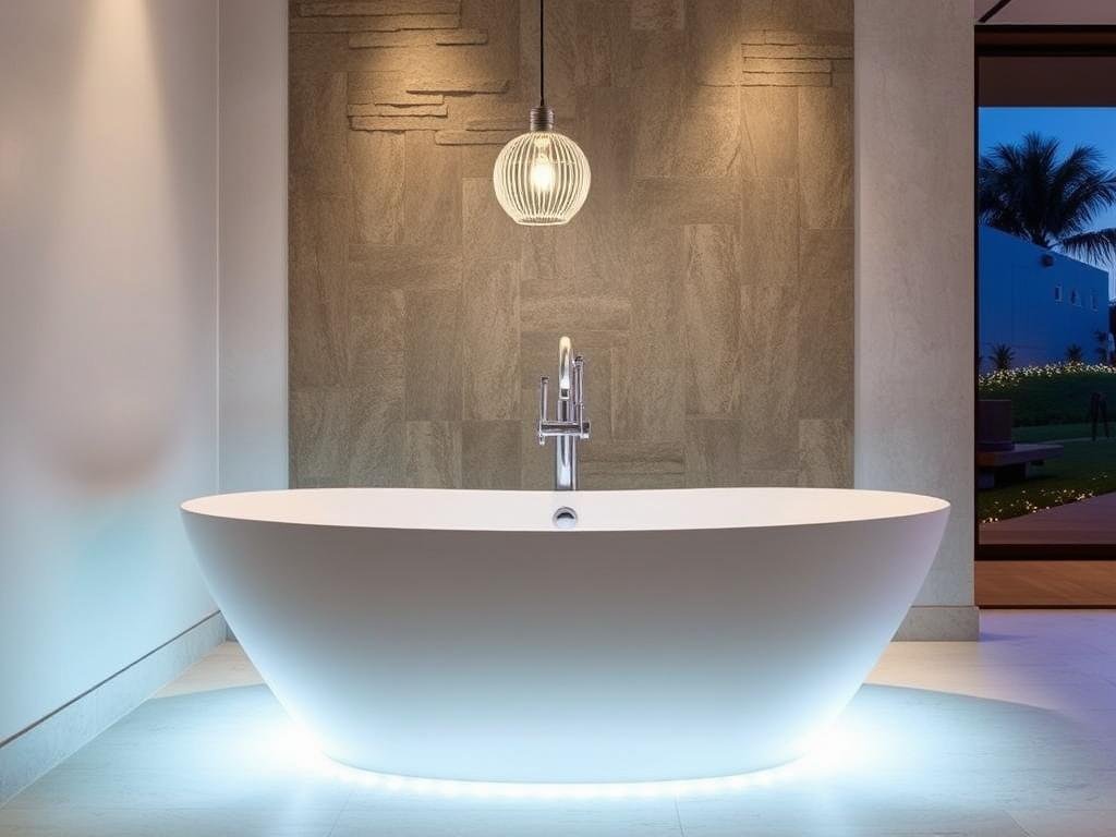 freestanding tub with pendant light and accent lighting freestanding tub with pendant light and accent lighting