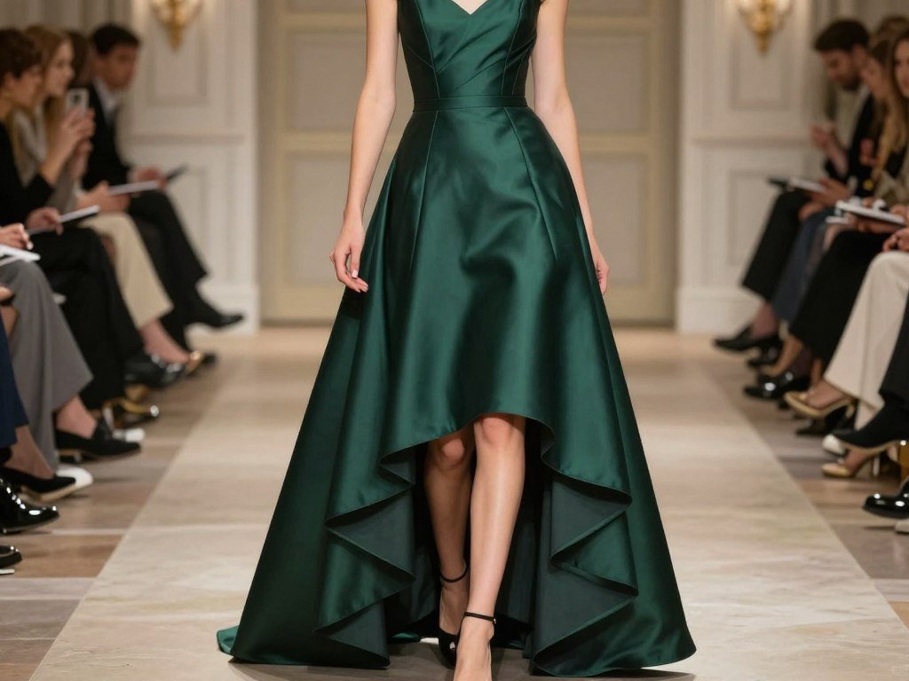 high low formal dress design