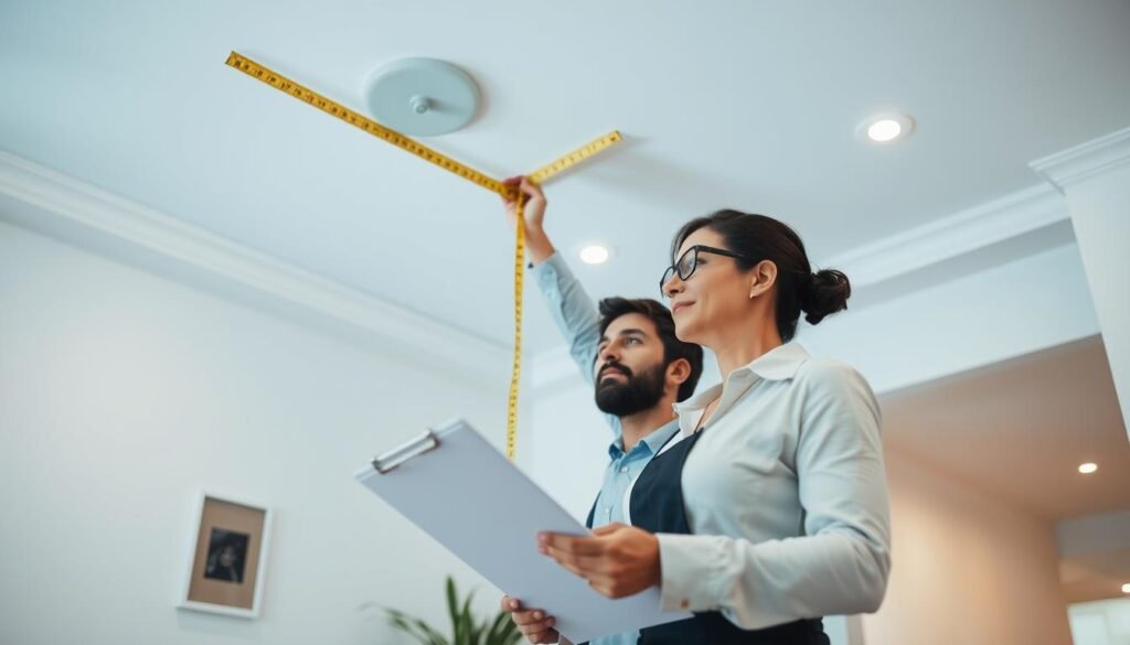 interior designer measuring ceiling height for light fixture selection interior designer measuring ceiling height for light fixture selection