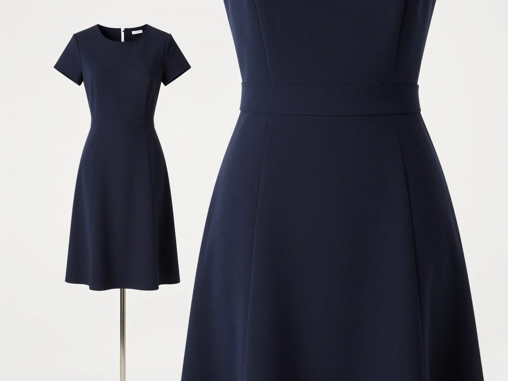 investment quality navy dress timeless