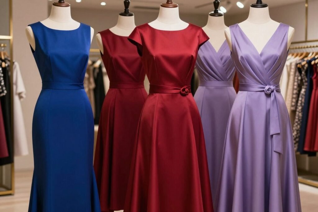 jewel tone dress winter wedding