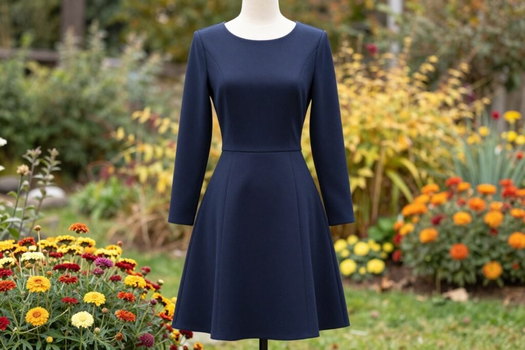 knee length wedding guest dress