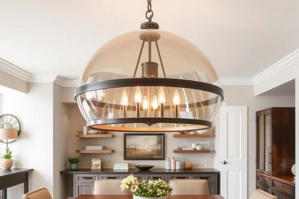large single pendant light over kitchen dining table large single pendant light over kitchen dining table