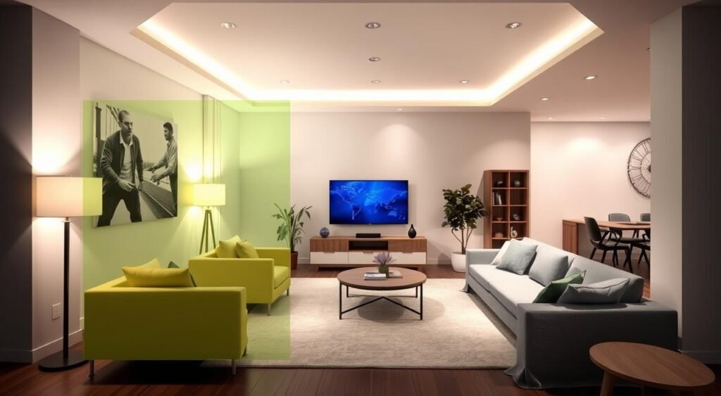 living room lighting zones with different ambient led fixtures living room lighting zones with different ambient led fixtures