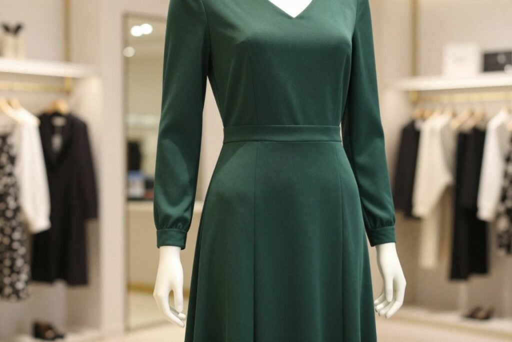 long sleeve fall wedding guest dress