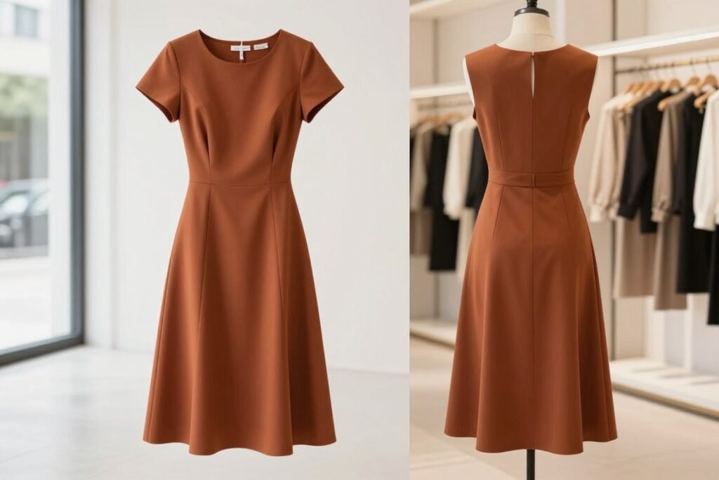 midi dress fall wedding guest