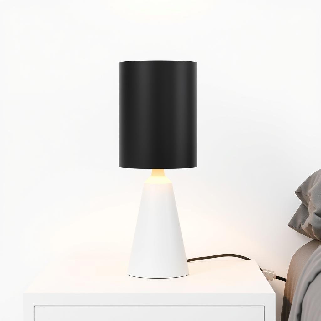 minimalist bedside table lamp contemporary design