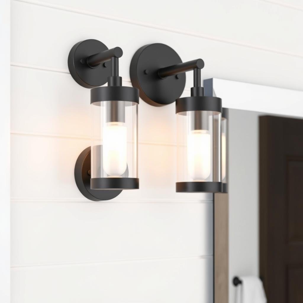 modern matte black bathroom sconces modern matte black bathroom sconces