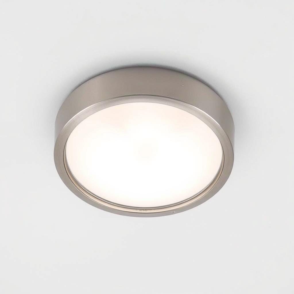 modern minimalist flush mount kitchen ceiling light with brushed nickel finish modern minimalist flush mount kitchen ceiling light with brushed nickel finish